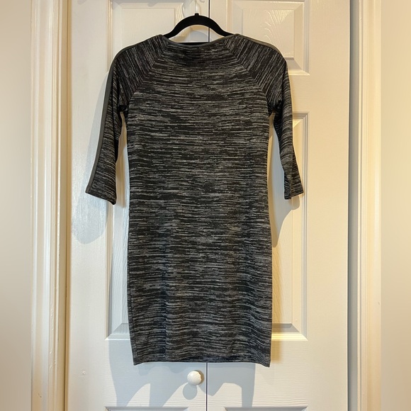 Twik Charcoal and Black 3/4 Sleeve Dress XS - Picture 6 of 7